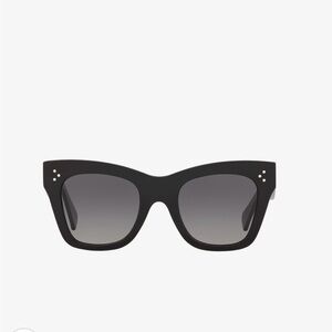 Celine Black Round Oversized Sunglasses CL4003IN Mineral 01A